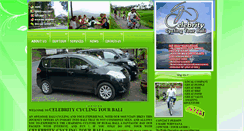 Desktop Screenshot of celebritybiketour.com