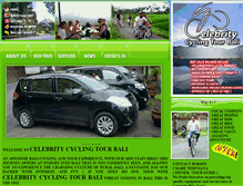 Tablet Screenshot of celebritybiketour.com